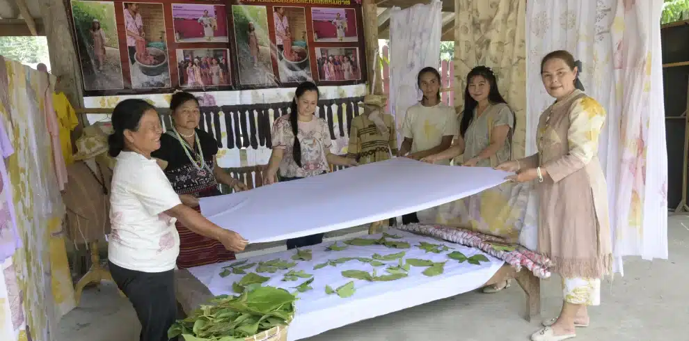 botanical printing Chiang Mai